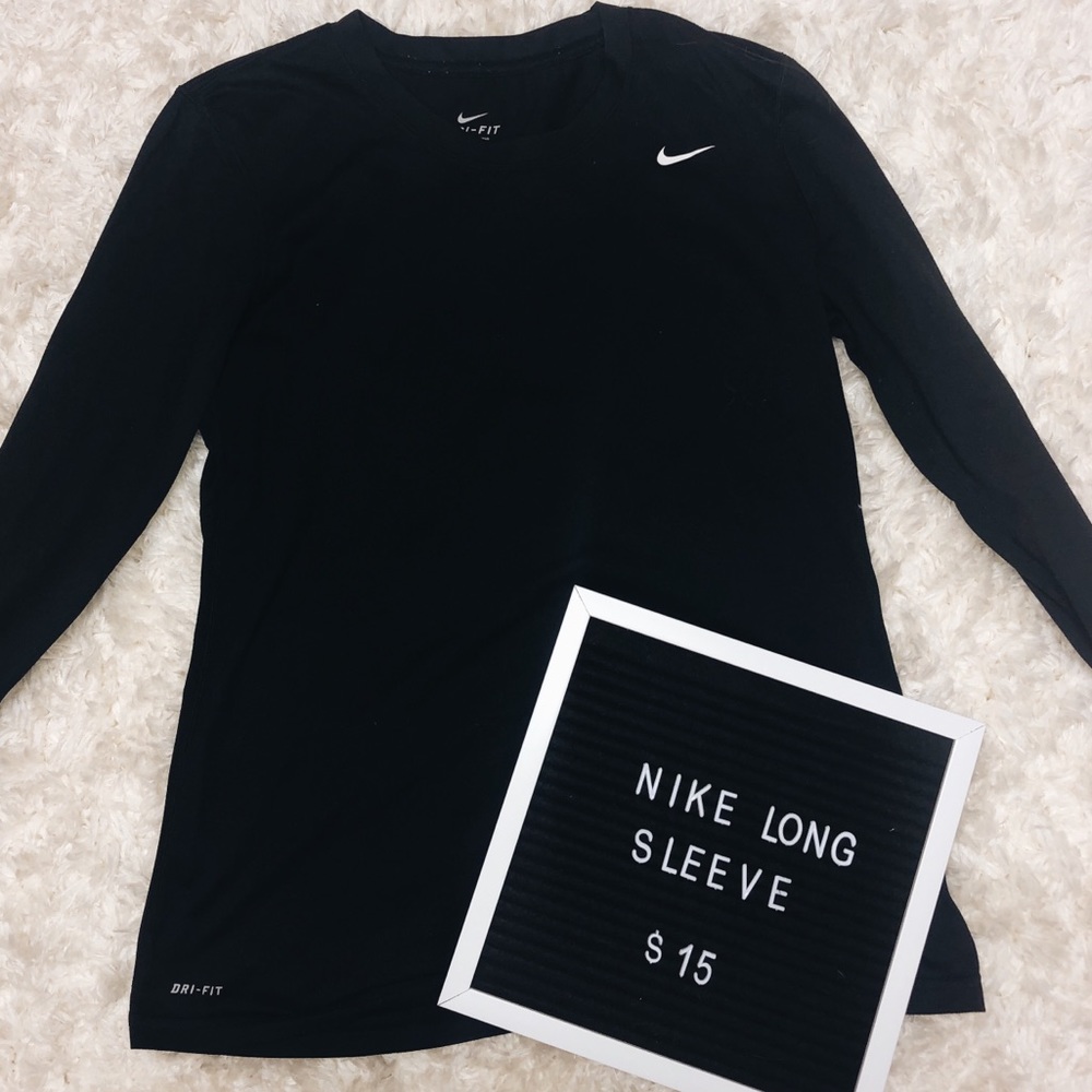 Nike Dri Fit Long Sleeve Workout Shirt